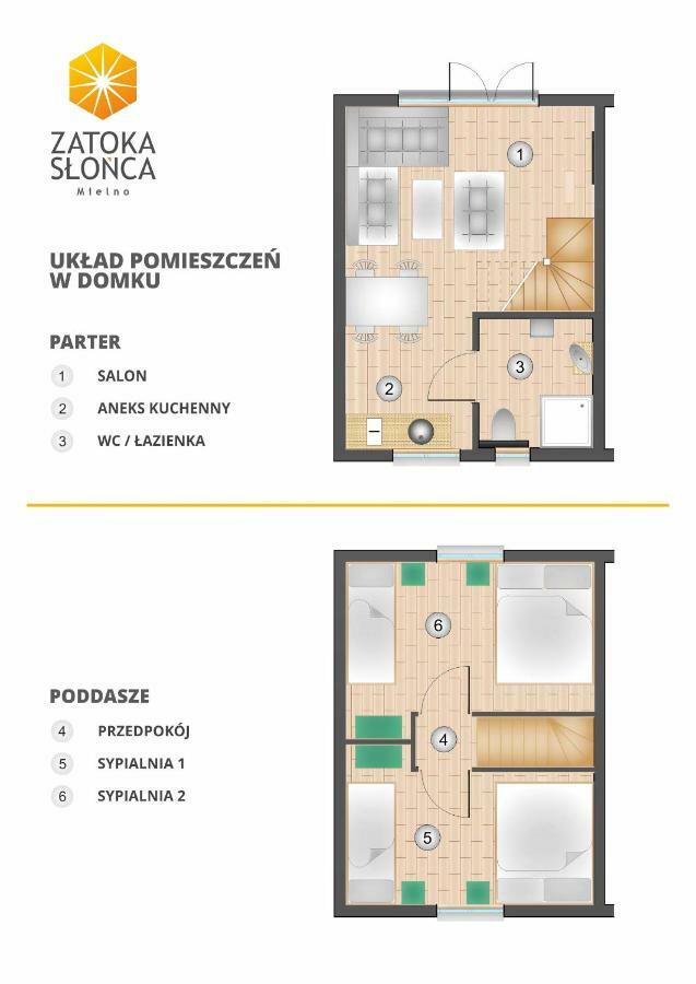 Zatoka Slonca - Domki Z Basenem, Wifi I Parking W Cenie! Mielno  Εξωτερικό φωτογραφία